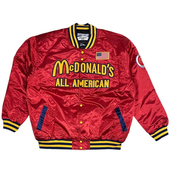 Kobe Bryant Headgear Classics McDonald's All American High School Satin Jacket - Picture 1 of 6